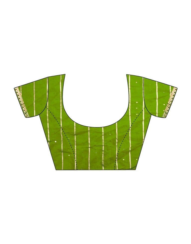 Light Green Chiffon Saree | Leemboodi