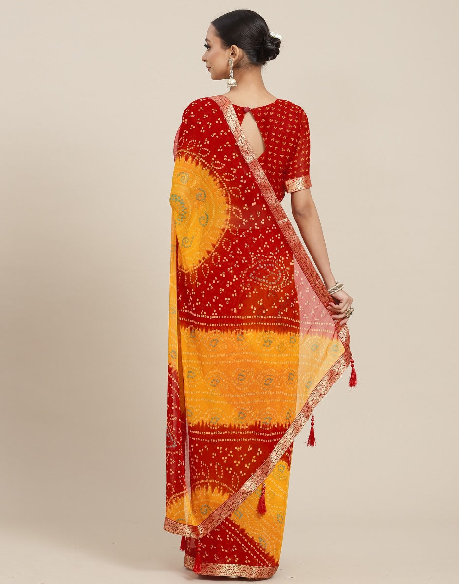 Ready To Ship | Yellow Katha Saree and Yellow Katha Sari Online Shopping