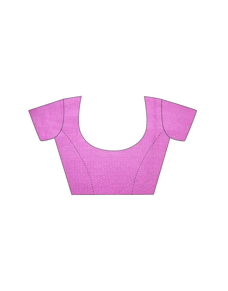 Pink Printed Saree | Leemboodi