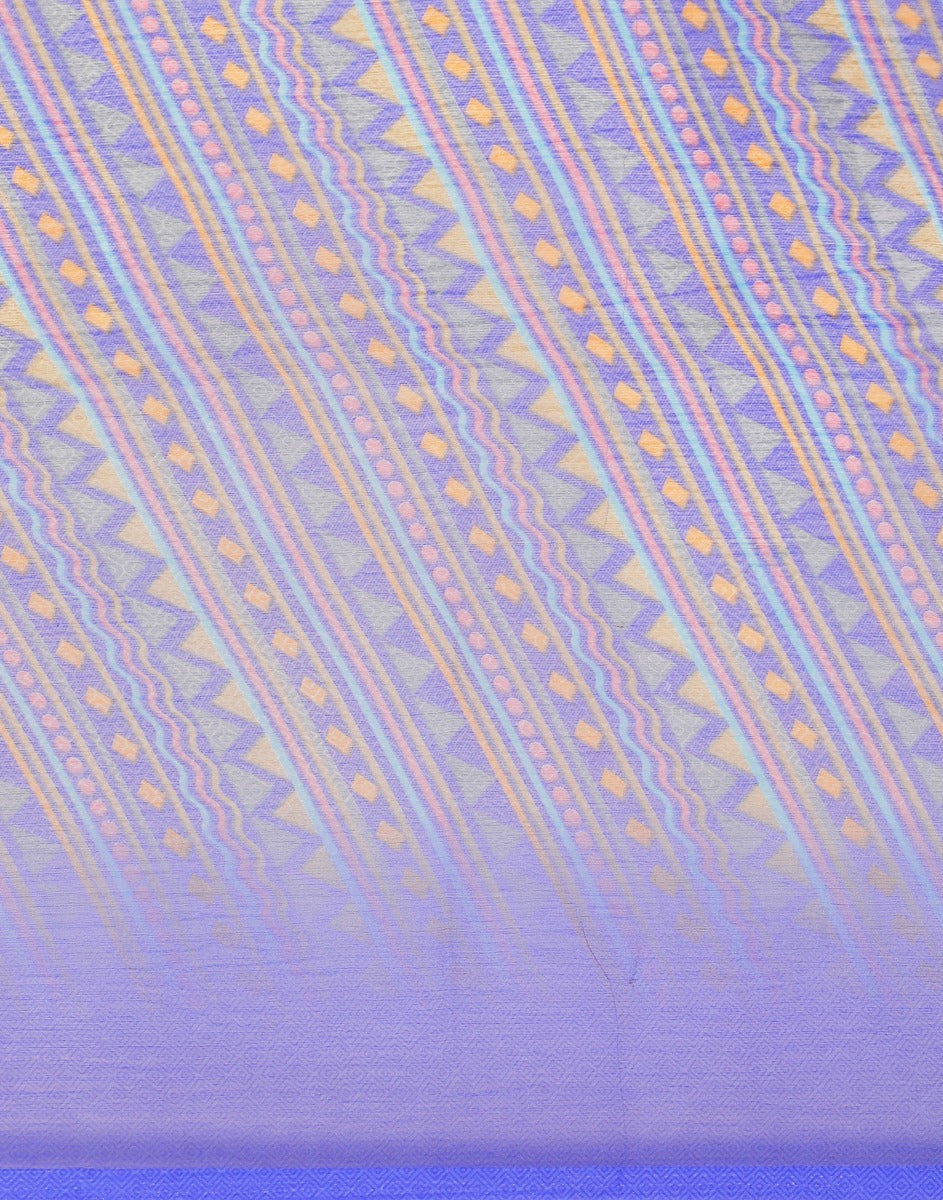 Purple Printed Saree | Leemboodi