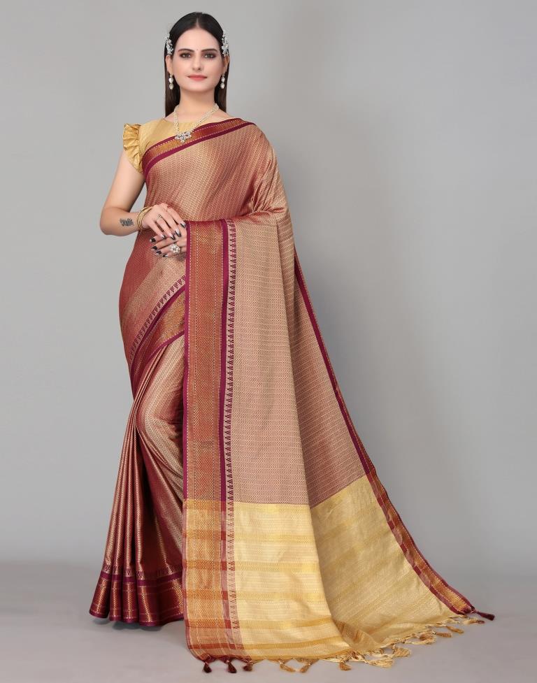 Buy Silk Matka Woven Sari for Women Online at Fabindia | 10658055