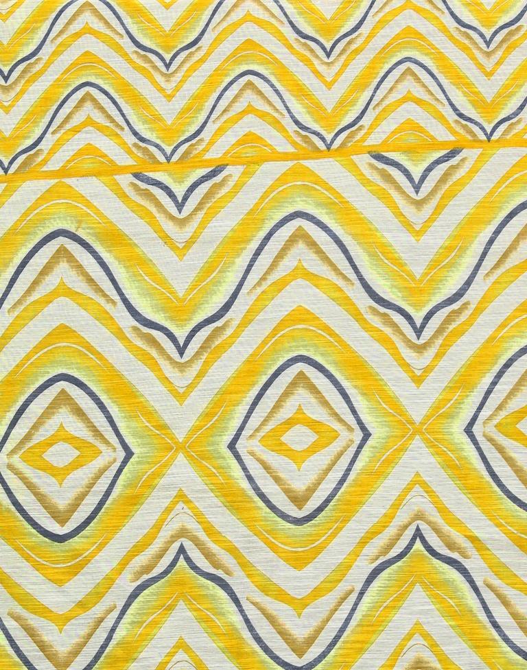 Yellow Cotton Saree | Leemboodi