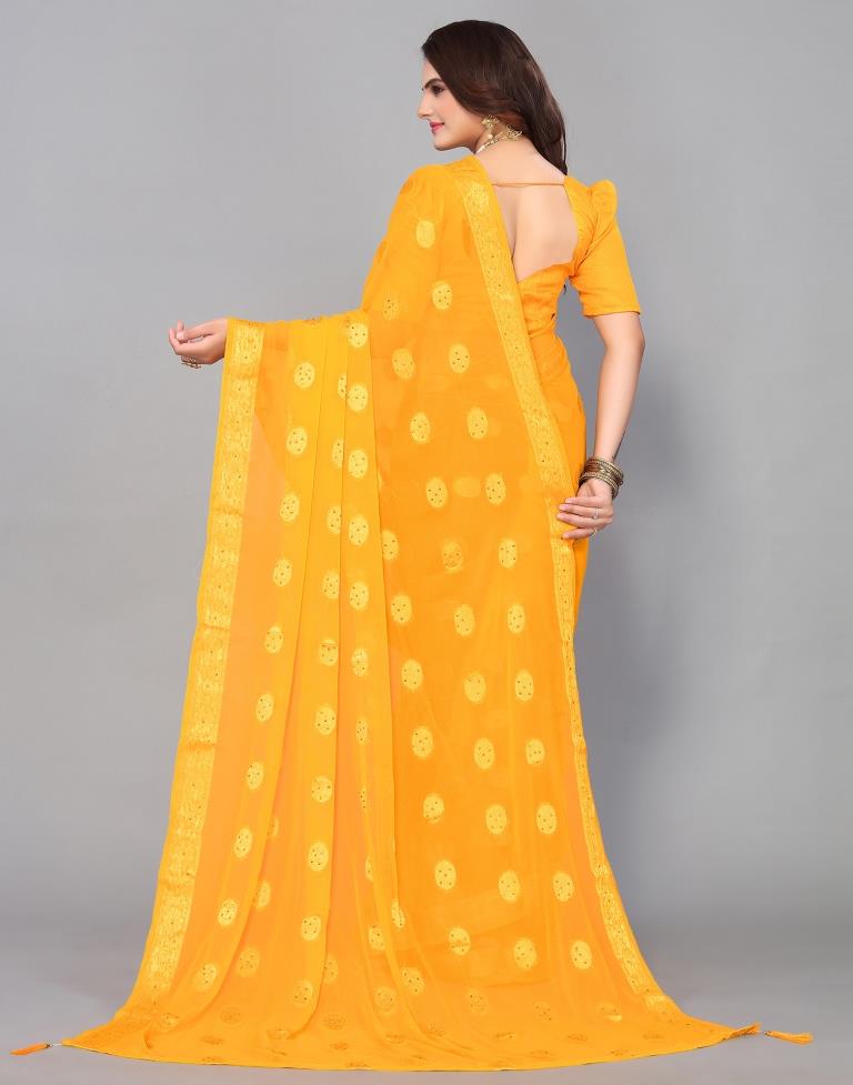 Handloom Banarasi Chiffon Khaddi Georgette Silk Saree – FashionVibes