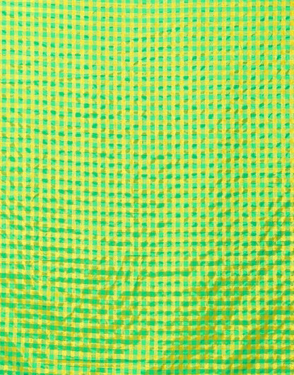 Parrot Green Silk Geometric Woven Saree | Leemboodi
