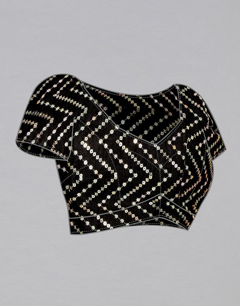 Wine Silk Geometric Woven Saree | Leemboodi