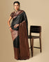 Black Kanjivaram Silk Saree | Leemboodi