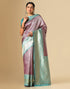 Purple Silk Jacquard Saree | Leemboodi