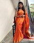 Orange Silk Saree | Leemboodi