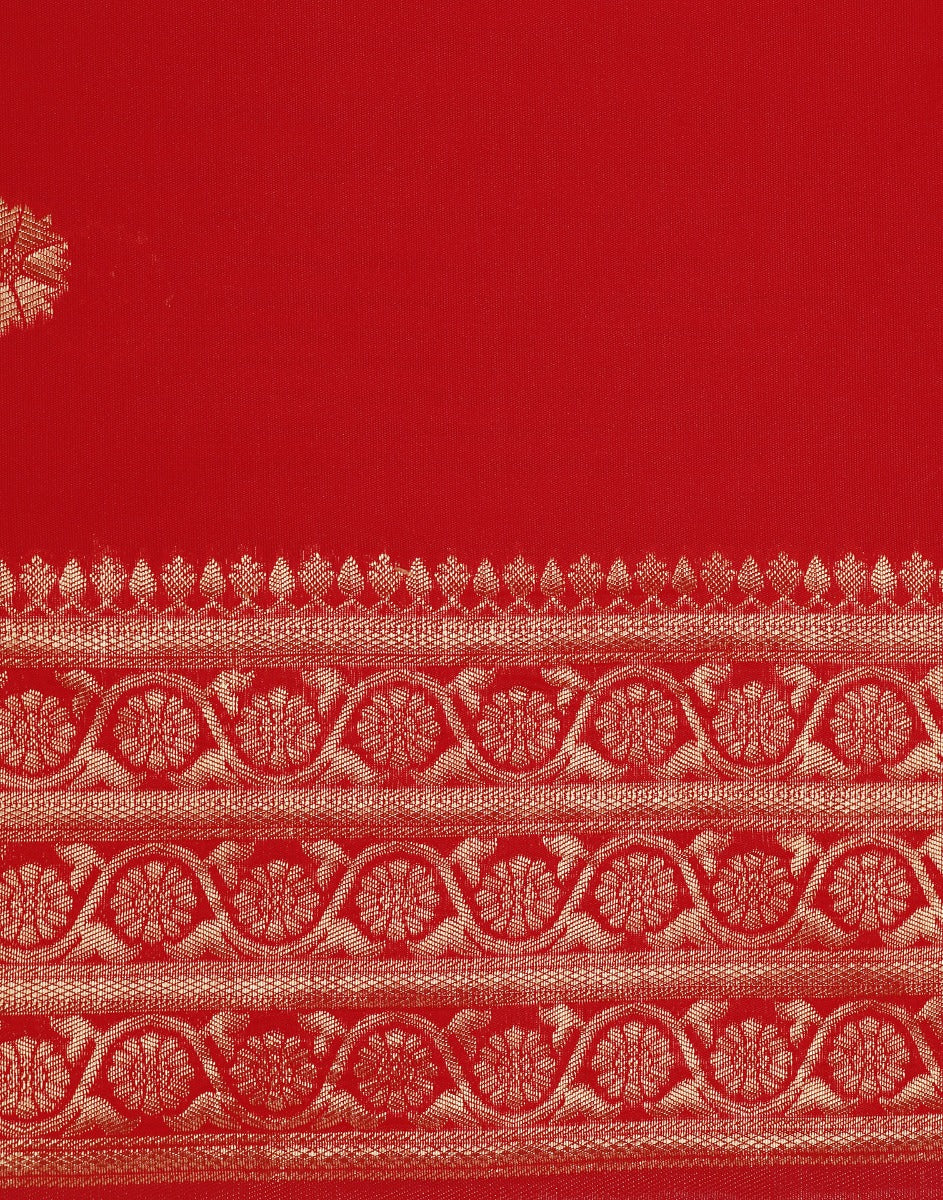 Red Silk Saree | Leemboodi