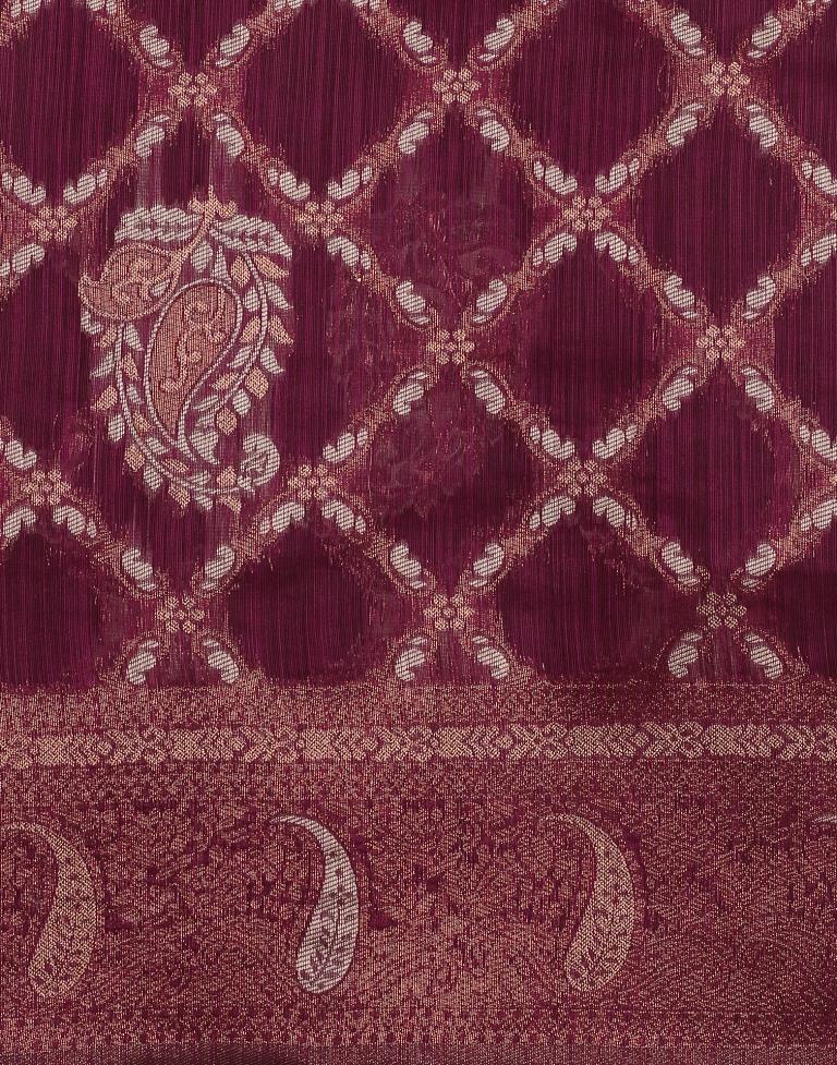 Purple Cotton Saree | Leemboodi