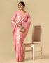 Pink Banarasi Cotton Saree | Leemboodi