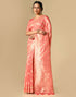 Rose Pink Banarasi Cotton Saree | Leemboodi