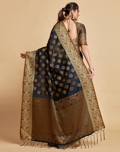 Blue Cotton Saree | Leemboodi