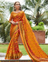 Orange Patola Silk Saree | Leemboodi