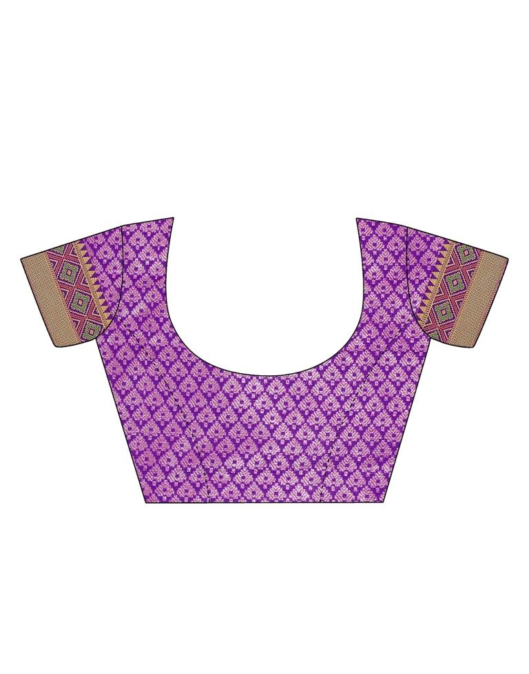 Purple Patola Silk Saree | Leemboodi