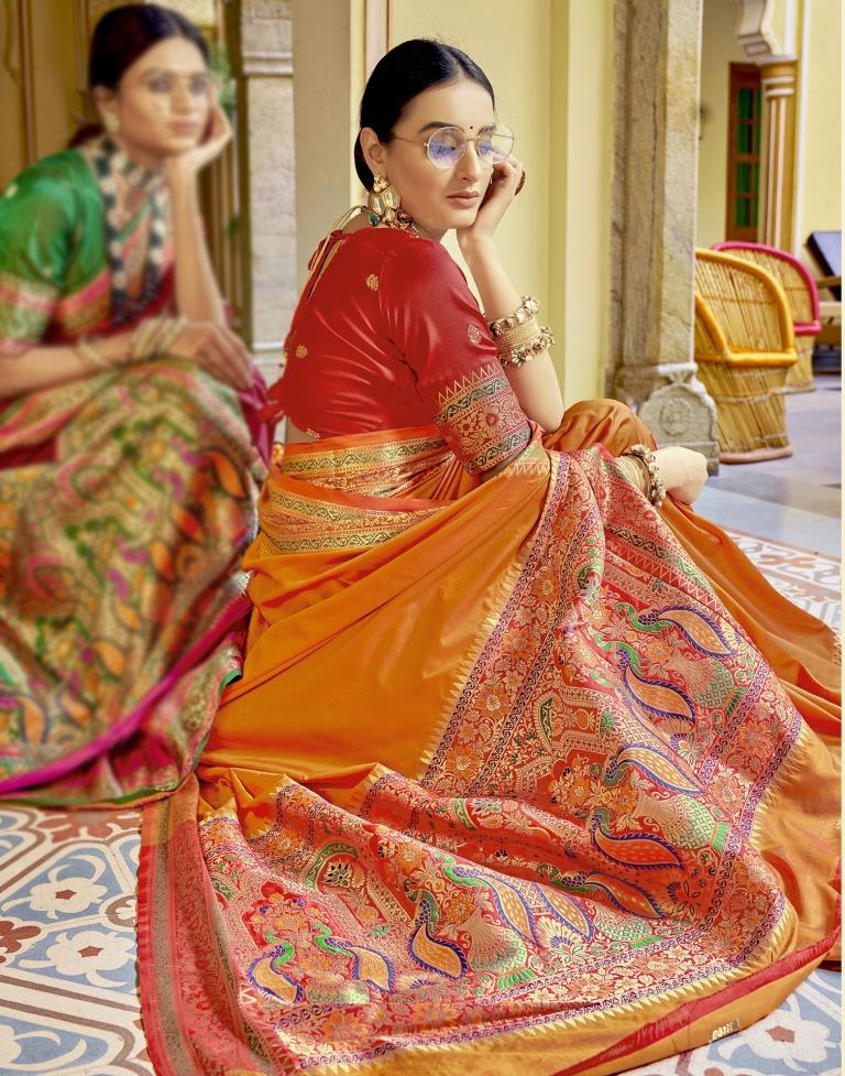 Best Paithani Saree Online | Flash 25% Off on Original Paithani Saree |  Abhimani Paithani