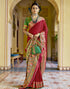 Red Silk Paithani Saree | Leemboodi