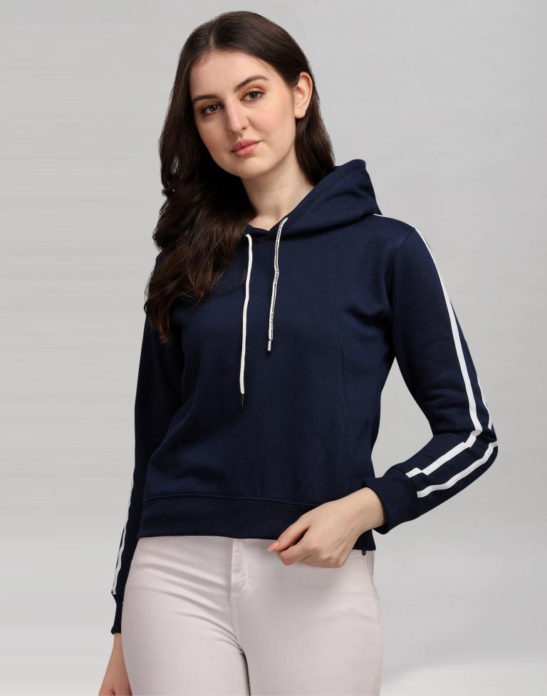 Plain navy outlet hoodie womens