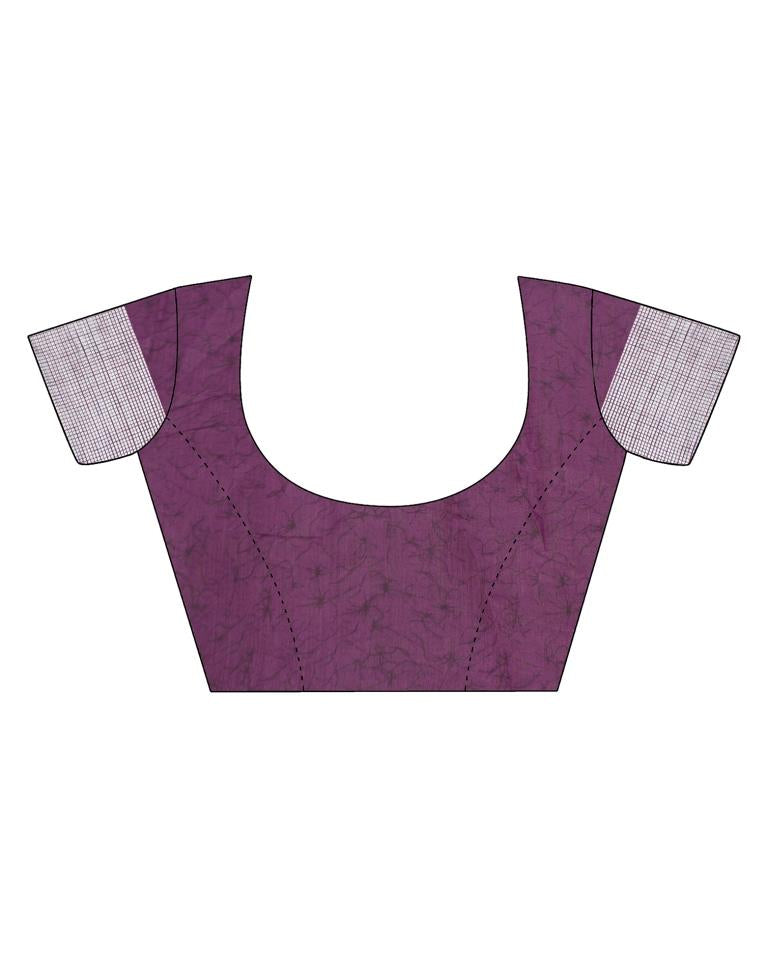 Light Purple Cotton Saree | Leemboodi
