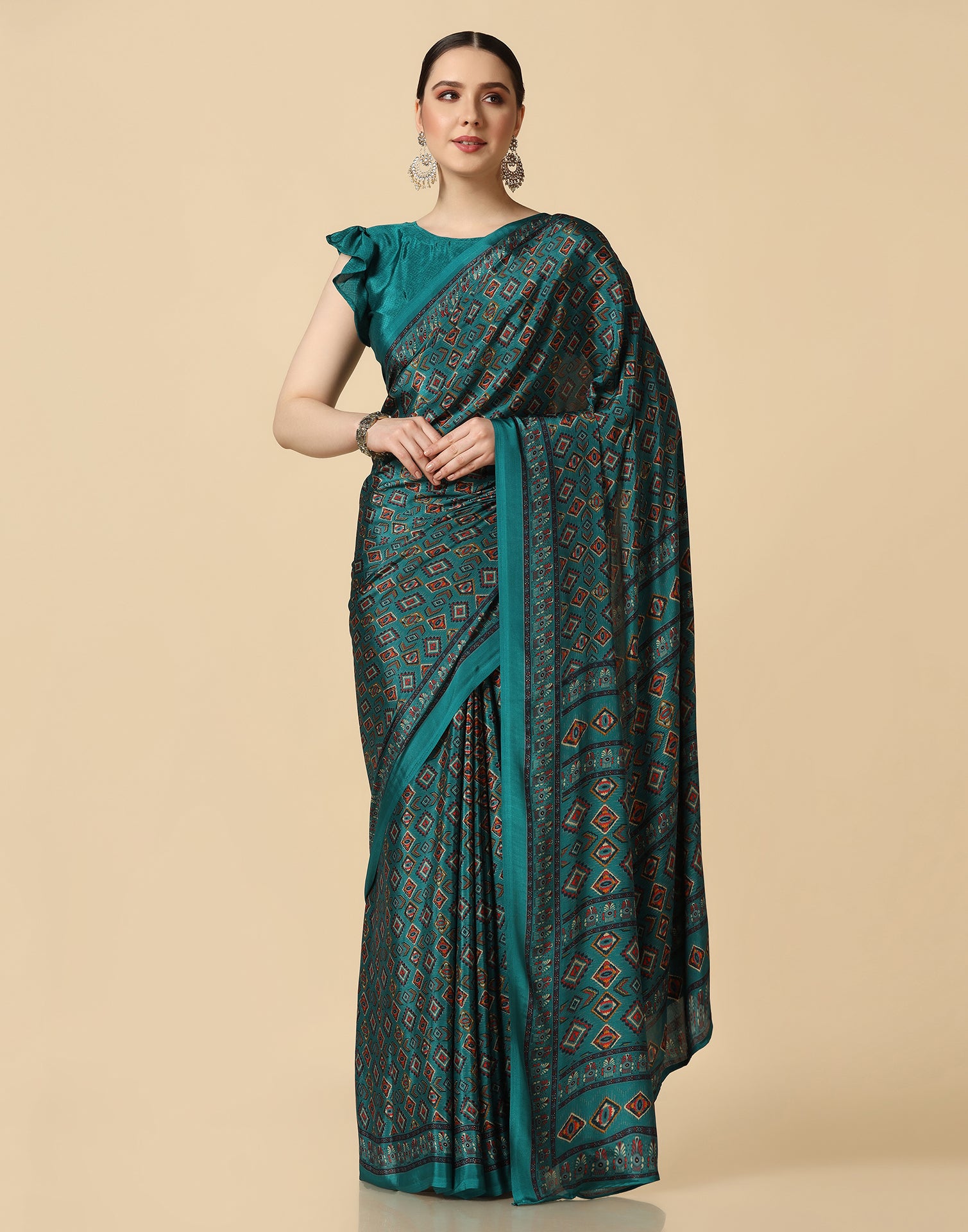 Rama Green Silk Saree | Leemboodi