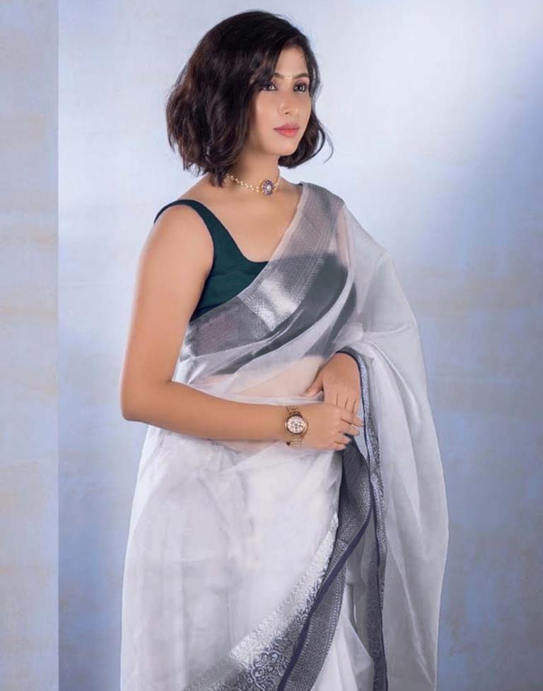 Buy Off White Sarees for Women by Saree Mall Online | Ajio.com