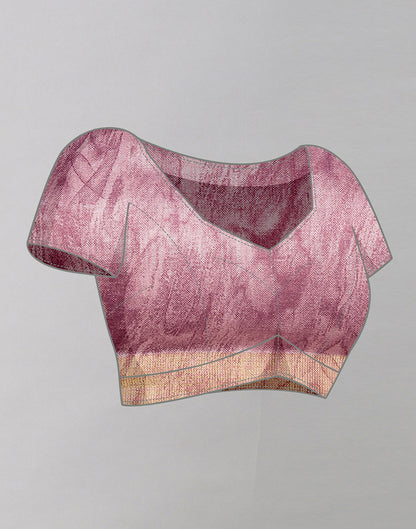 Lilac Cotton Printed Saree | Leemboodi