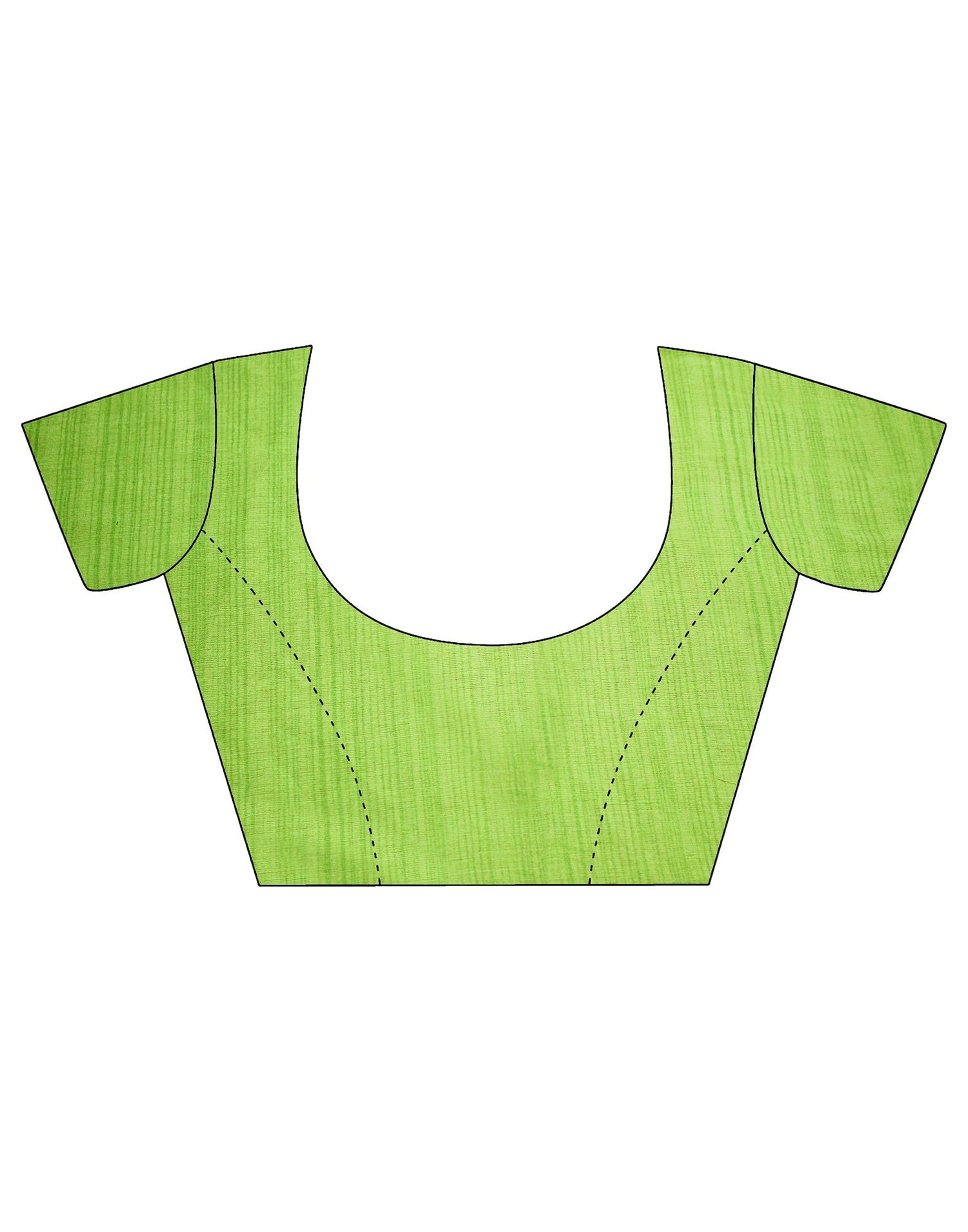 Light Green Chiffon Geometric Printed Saree | Leemboodi