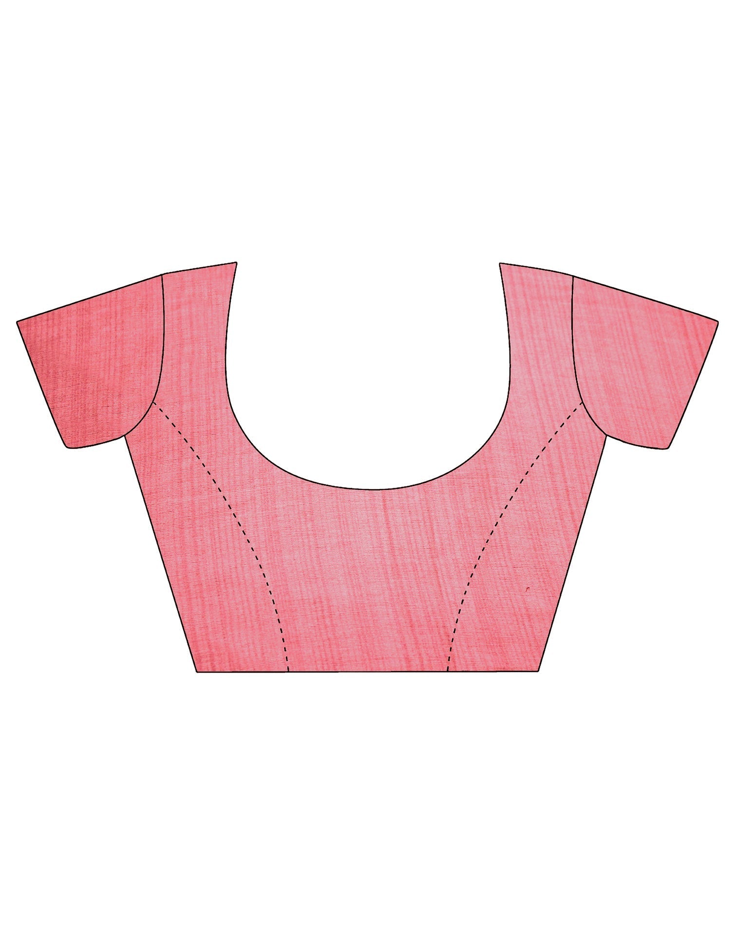 Light Pink Chiffon Geometric Printed Saree | Leemboodi