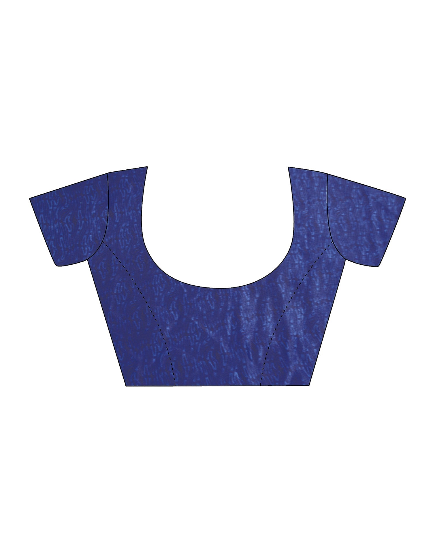 Navy Blue Silk Floral Printed Saree | Leemboodi
