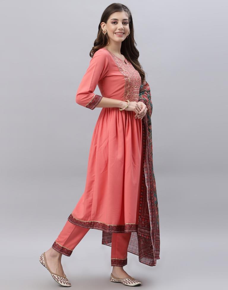 Cherry Cotton with Printed Regular Wear Kurti collection