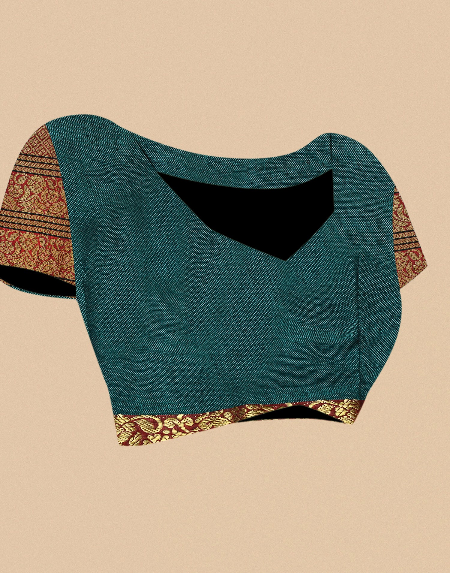 Green Silk Woven Saree | Leemboodi
