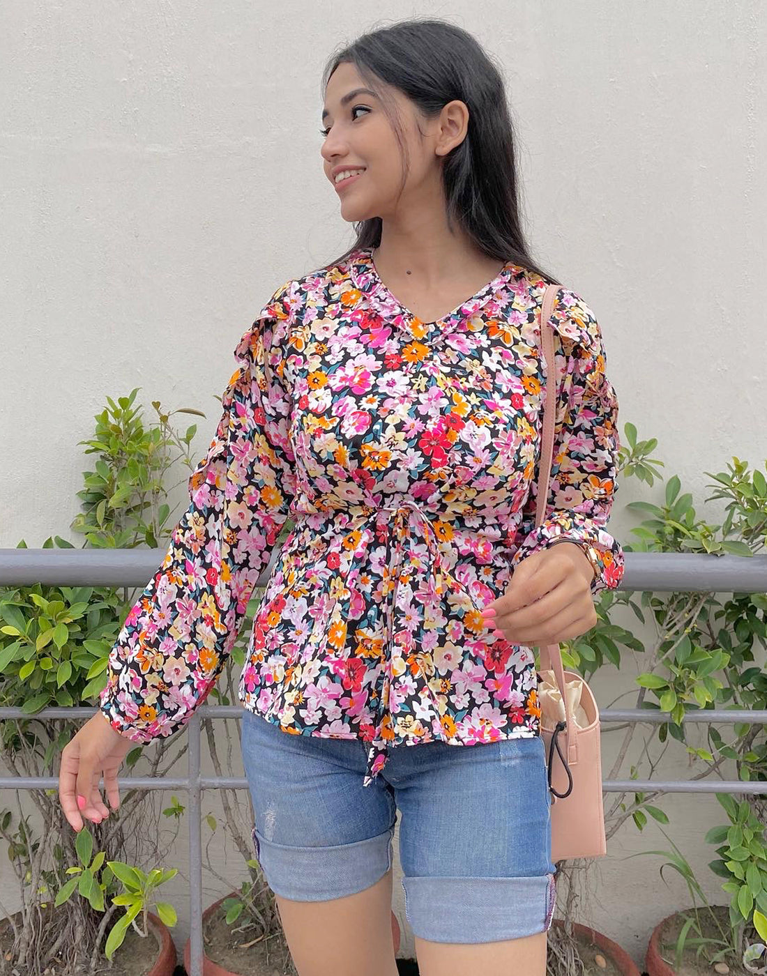 Multicolour Printed Top | Leemboodi