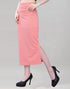 Peach Coloured Lycra Solid Saree Shapewear | Leemboodi