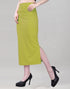 Apple Green Coloured Lycra Solid Saree Shapewear | Leemboodi