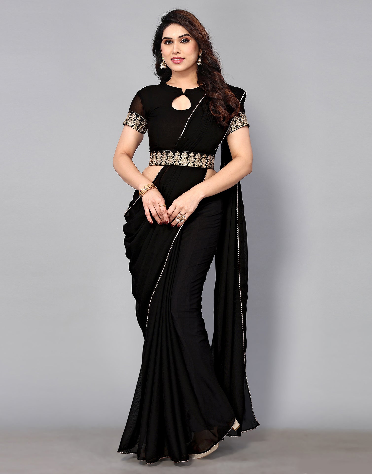 Buy Shreejicreation Black Plain Long Kurti for Women Heavy Crepe Long  Kurti,Anarkali Gown Type Kurti,One Piece Dress Girl, Adult Flair Kurta  Summer Wear Dress (M(38)) at Amazon.in