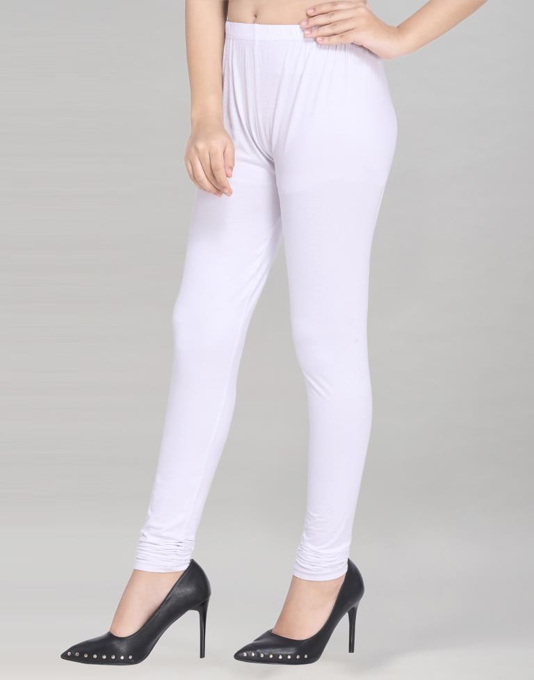 Plain white clearance leggings