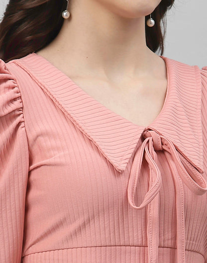 Light Pink Drawstring Top | Leemboodi