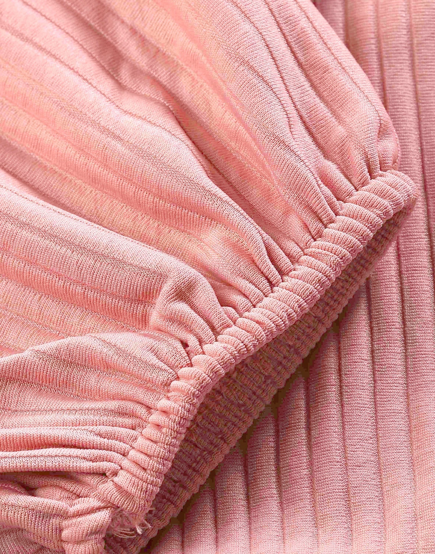 Light Pink Drawstring Top | Leemboodi