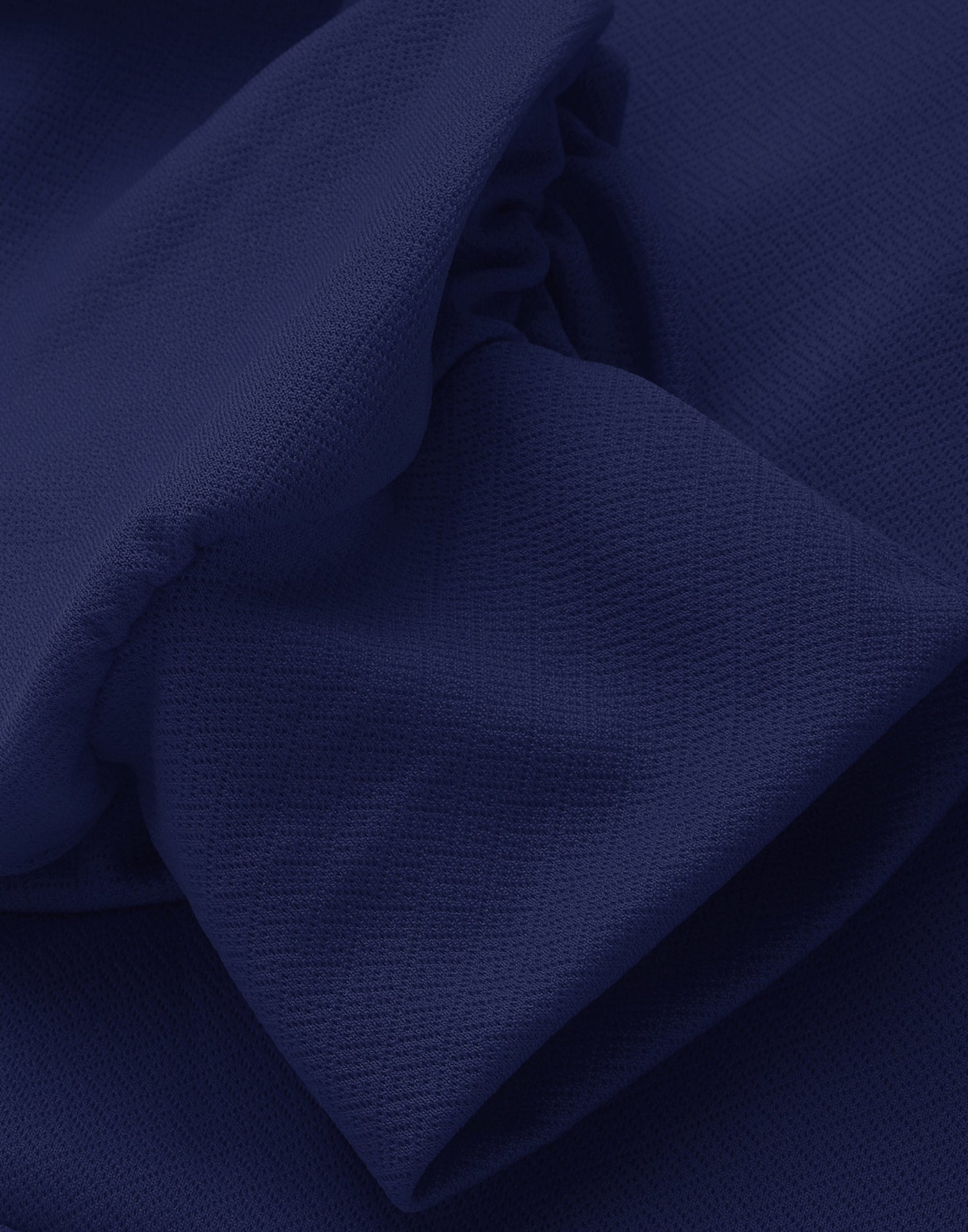 Navy Blue Puff Sleeve Dress | Leemboodi