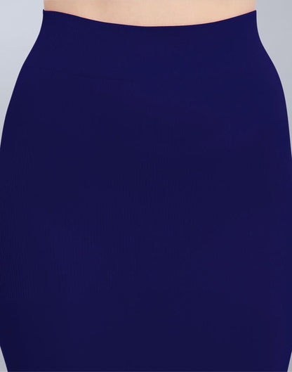 Valiant Navy Blue Coloured Dyed Knitted Viscose Spandex Shapewear | Leemboodi