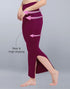 Glistening Maroon Coloured Dyed Knitted Viscose Spandex Shapewear | Leemboodi