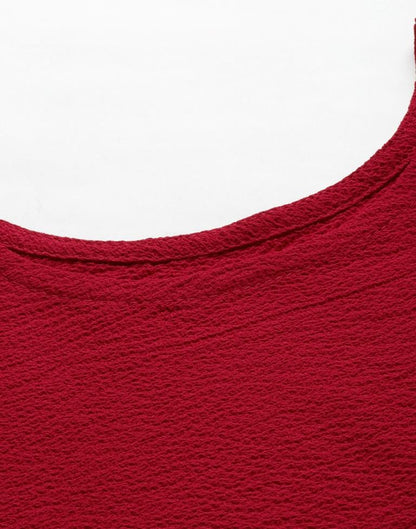 Red Solid Top | Leemboodi