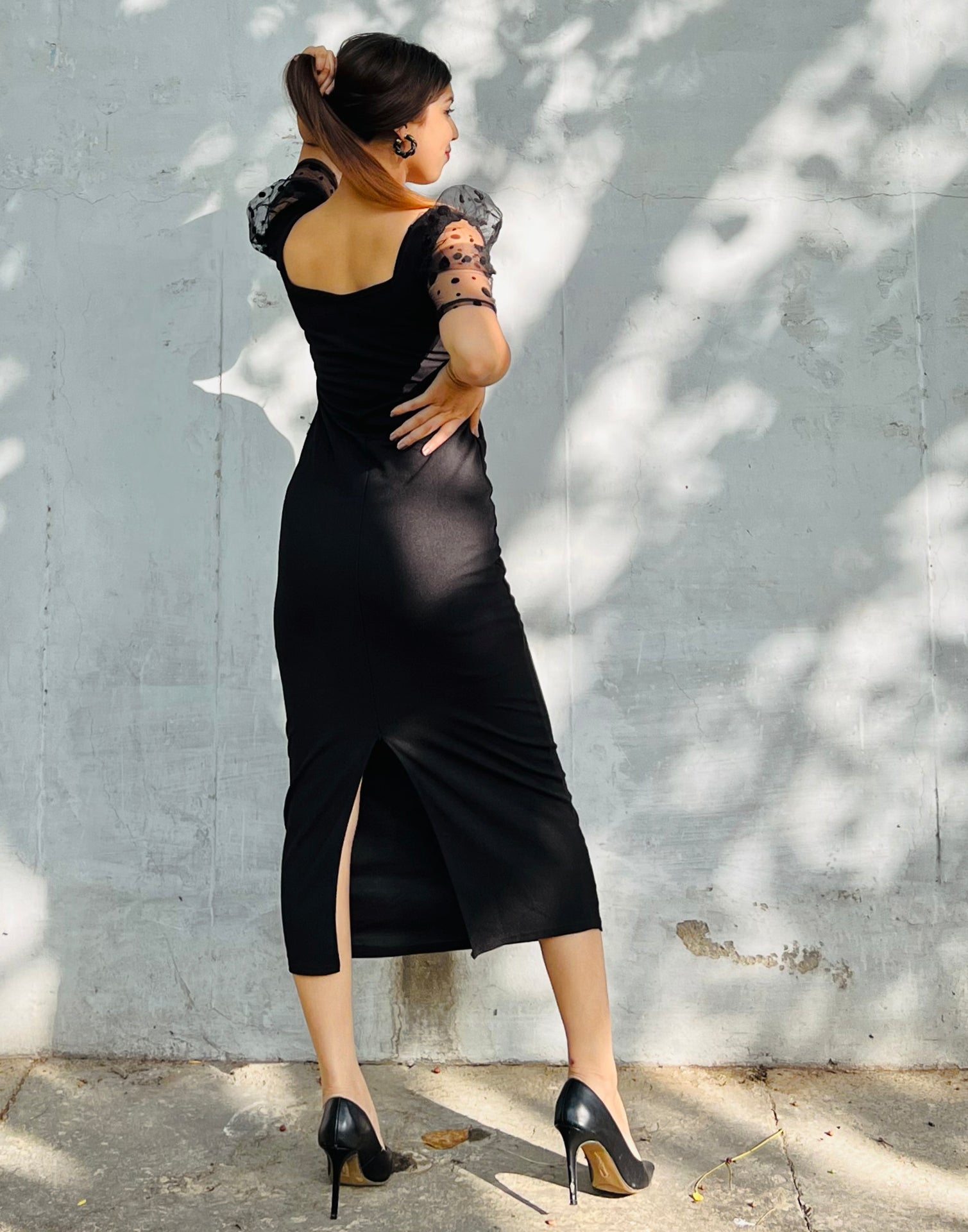 Black Pencil Dress | Leemboodi