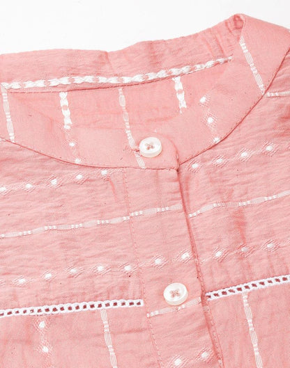 Pink Woven Shirt | Leemboodi