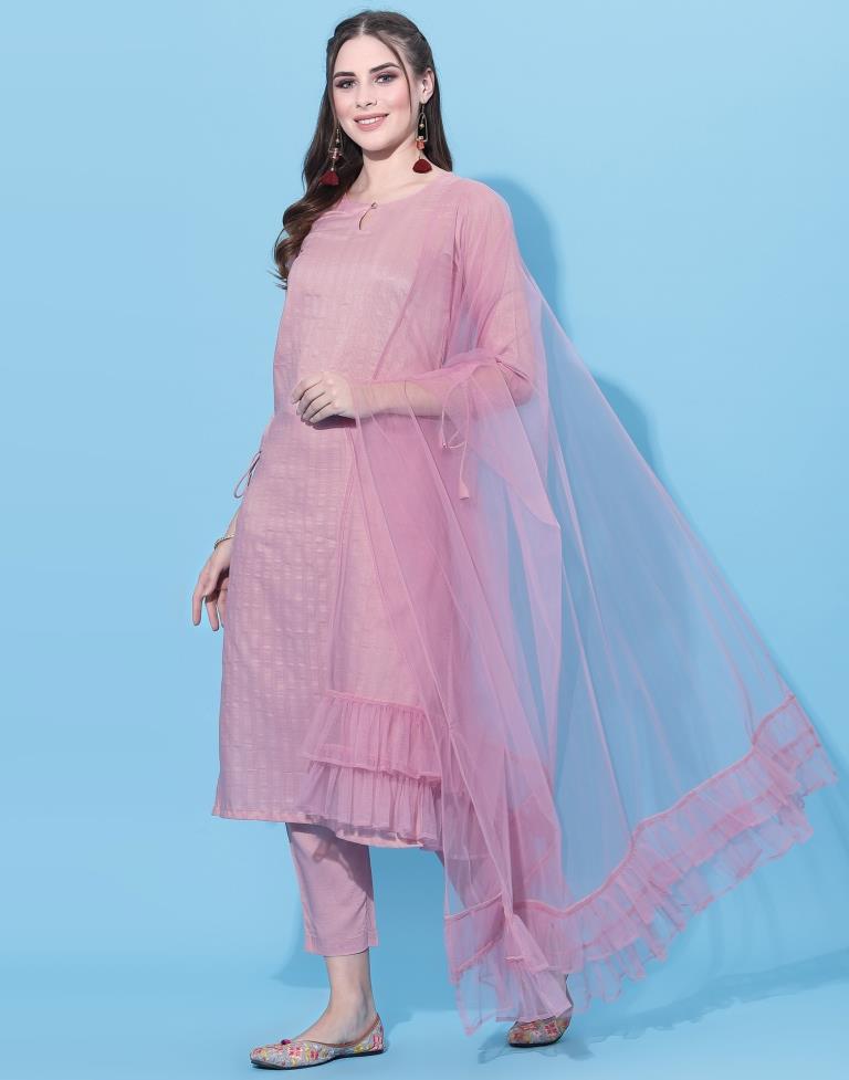 Style and Comfort Combined: Cotton Kurti Pair With Dupatta – WOMLINE