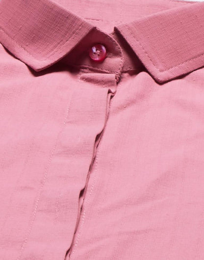 Pink Sleeveless Shirt | Leemboodi