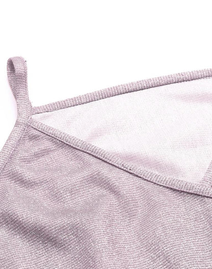 Light Pink Gliter Partywear dress | Leemboodi