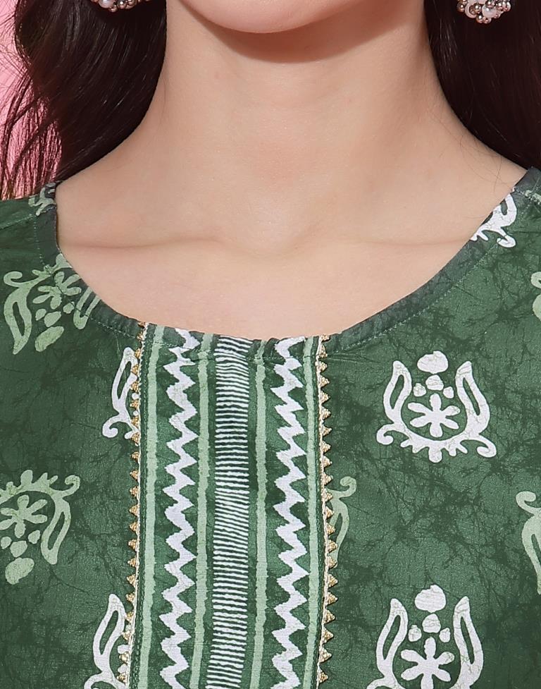 Buy Green Kurtis  Tunics for Women by COTN SOFT FASHION  RETAIL Online   Ajiocom