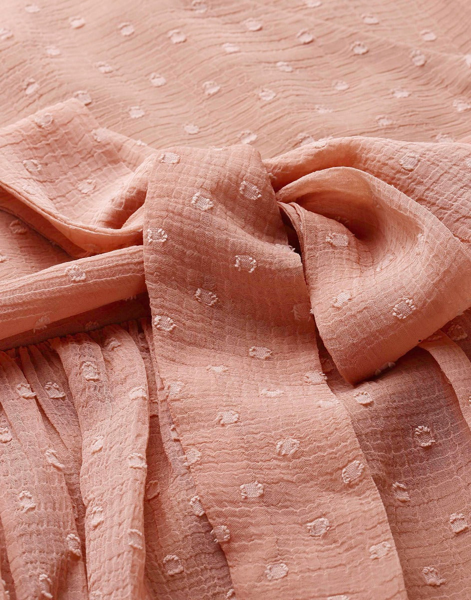 Peach Wrap Dress | Leemboodi