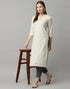 Off White Kurti With Pant | Leemboodi